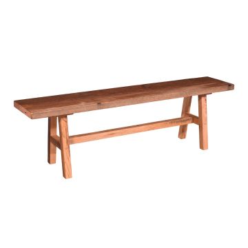 Reclamation Grove Barn Wood Dining Bench - Clear Finish