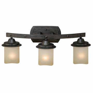 Halifax 3-Light Black Walnut Vanity Light