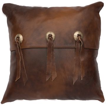 Harness Leather Decor Pillow
