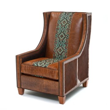 Hickock Upholstered Wingback Chair - Wild Bill