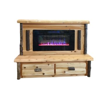 Hidden Lake Hickory Fireplace