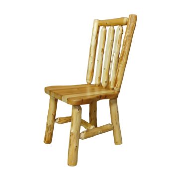 Hidden Lake Vertical Slat Back Dining Chair, Shown in Clear