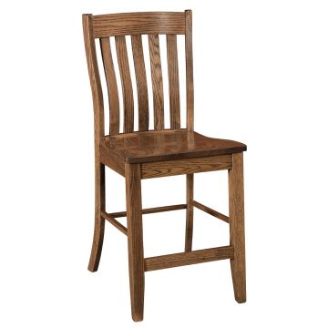 Hillcrest Deep Bend Bar Stool - Sandstone Finish