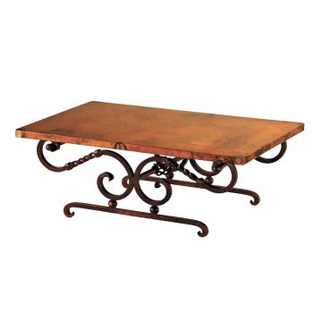 Holliman Hammered Copper Coffee Table