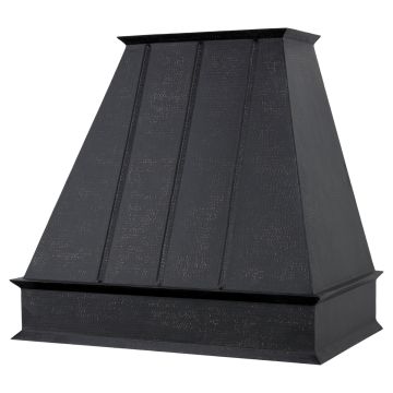 38" Euro Glazed Black Hammered Copper 735 CFM Wall Mounted Range Hood
