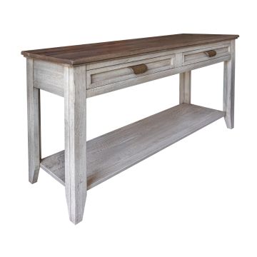 Sahara Weathered Wood Sofa Table