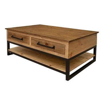 Olivia Weathered Wood Coffee Table
