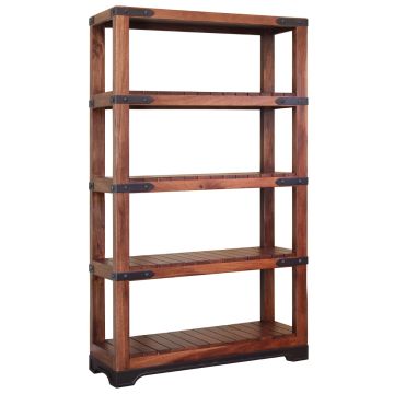 Parota Industrial Bookcase