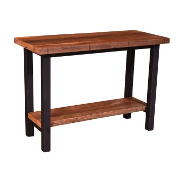 Imperial Urban Reclaimed Barn Wood Sofa Table - Clear Finish