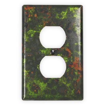 Irish Moss 1 Outlet Copper Switch Plate
