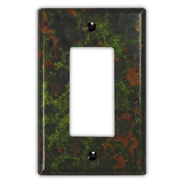 Irish Moss 1 Rocker/GFI Copper Switch Plate