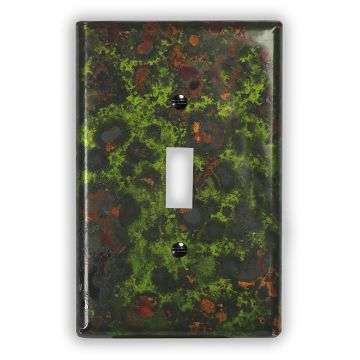 Irish Moss 1 Toggle Copper Switch Plate