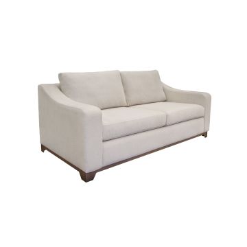 Natural Parota Upholstered Loveseat