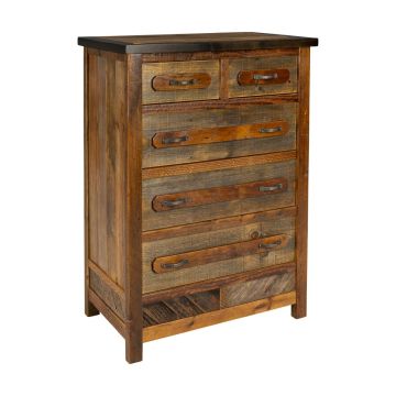 Jackson Hole Barnwood 5 Drawer Chest