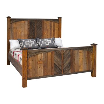 Jackson Hole Barnwood Bed