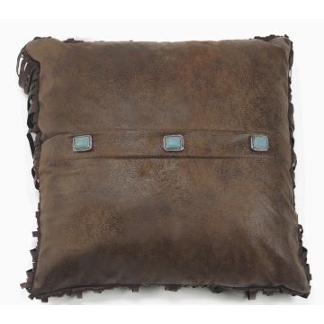 Triple Turquoise Concho Accent Pillow