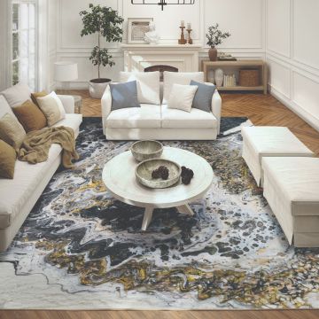 Kikiamo Series XIII Rug - Graphite
