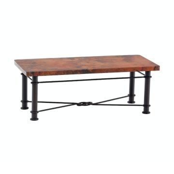 Knotted Hammered Copper Coffee Table