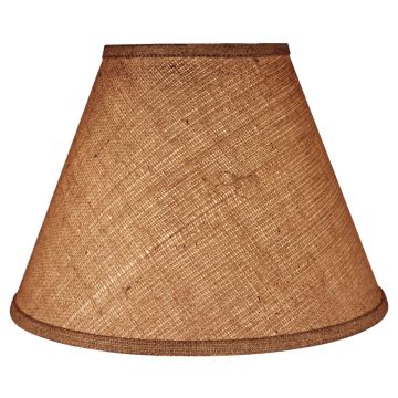 Rustic Antique Brown Burlap Lampshades