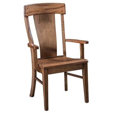 Lacombe Ravine Double Bent Barrel Dining Arm Chair