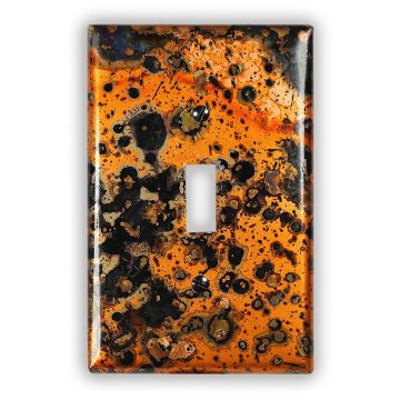 Leopard 1 Toggle Copper Switch Plate