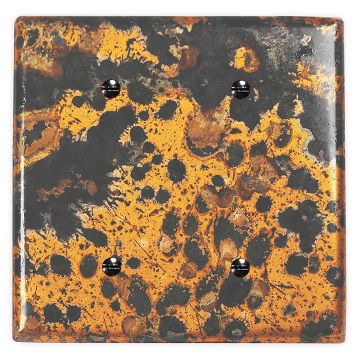 Leopard 2 Blank Copper Switch Plate