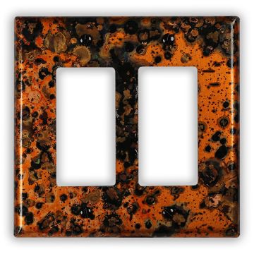 Leopard 2 Rocker/GFI Copper Switch Plate