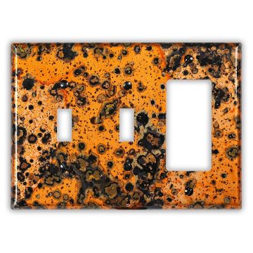 Leopard 2 Toggle 1 Rocker/GFI Copper Switch Plate