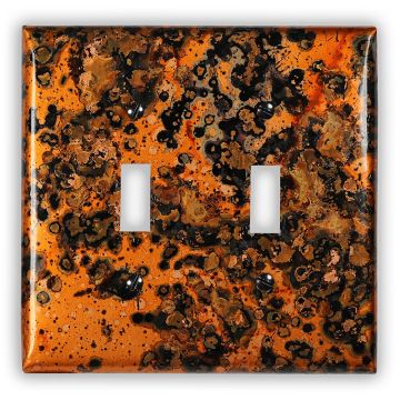 Leopard 2 Toggle Copper Switch Plate