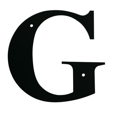 Wrought Iron House Letter G
