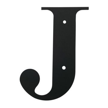 Wrought Iron House Letter J