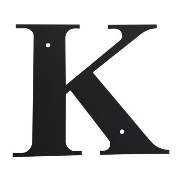 Wrought Iron House Letter K