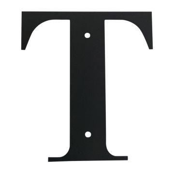 Wrought Iron House Letter T