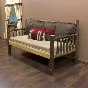 Real Hickory Log Daybed
