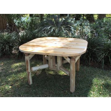 Contoured Comfort 47" Log Roundabout Table