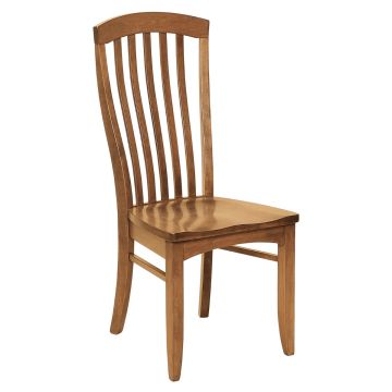 Malibu Shallow Bend Dining Side Chair - Harvest Finish