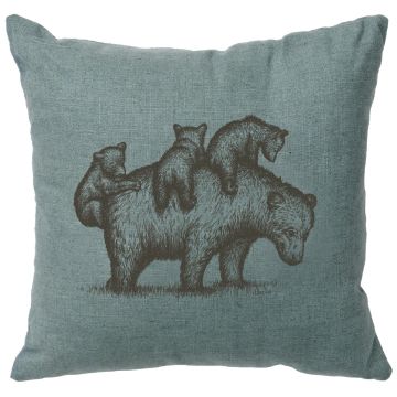 Mama Bear Image Decor Pillow - Ocean Linen