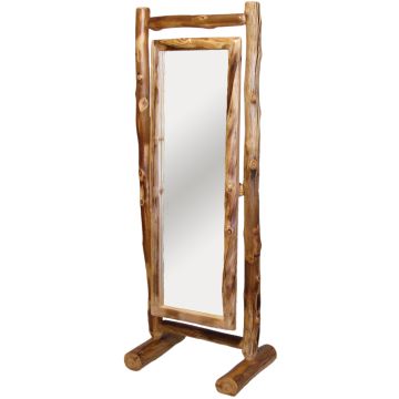 Aspen Log Cheval Mirror