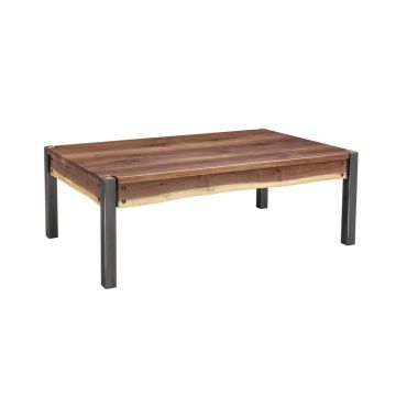 Contemporary Monaco Walnut Coffee Table