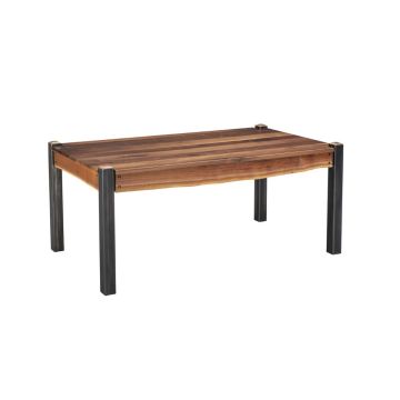 Contemporary Monaco Walnut Dining Table