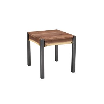 Modern Monaco Walnut Side Table 