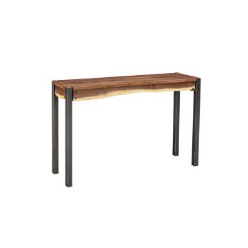 Contemporary Monaco Walnut Sofa Table 