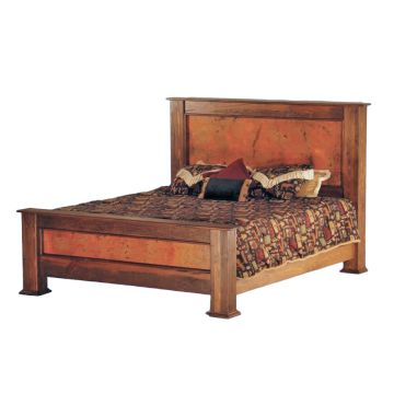 Montana Hammered Copper Panel Bed