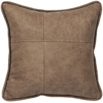 Mushroom Panel Leather Decor Pilliow