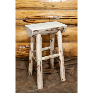 Montana Half Log Pub Stool