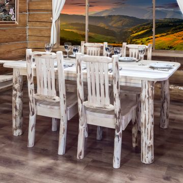 Montana 4 Post Rustic Dining Table