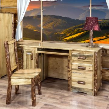 Glacier Country Computer Desk