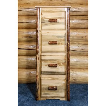 Glacier Country Four Drawer File Cabinet