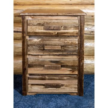 Homestead Rough Sawn 4 Drawer Chest