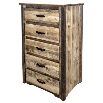 Homestead Rough Sawn 5 Drawer Chest
